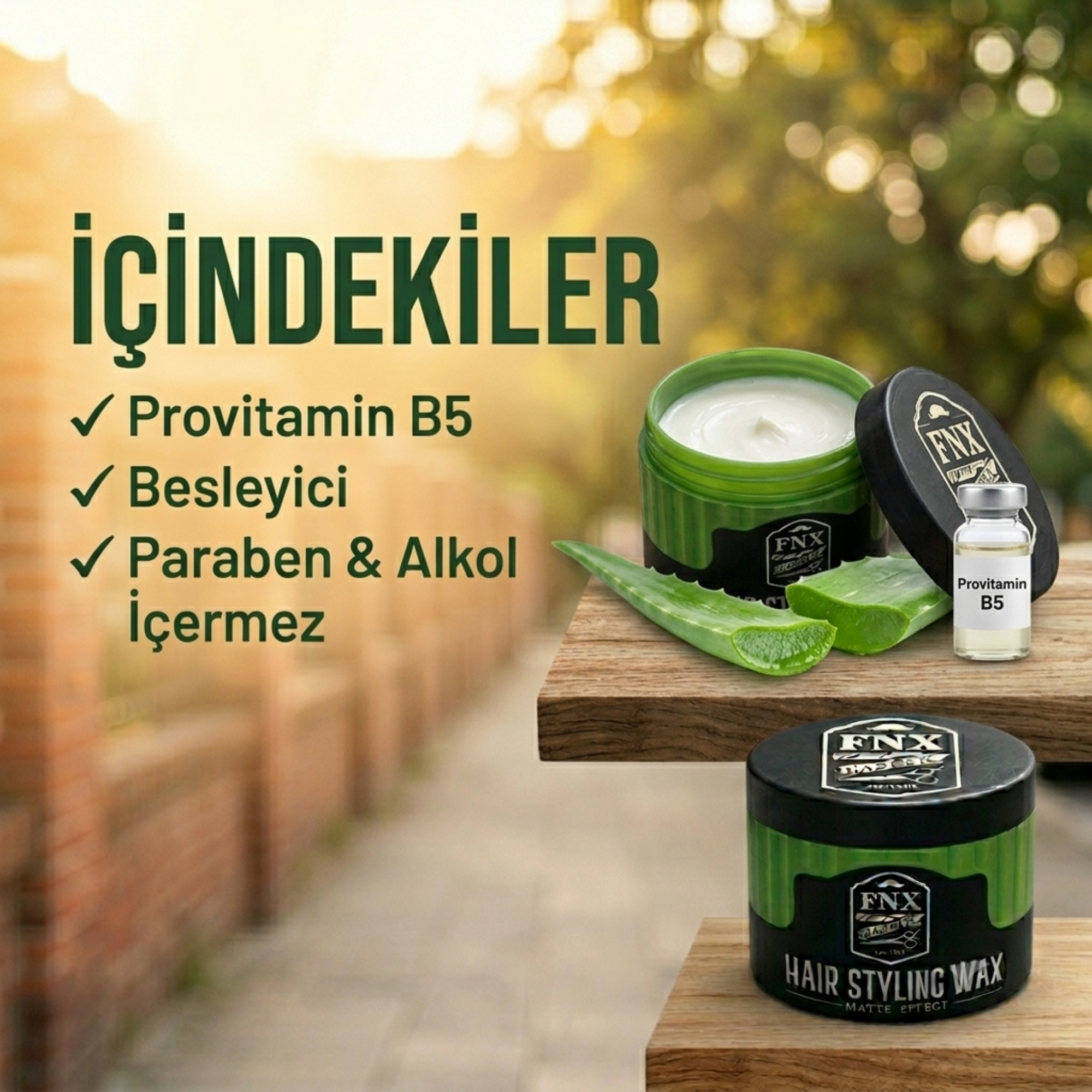 Şekil Co. Matte Wax — Güçlü Tutuş, Mat Görünüm