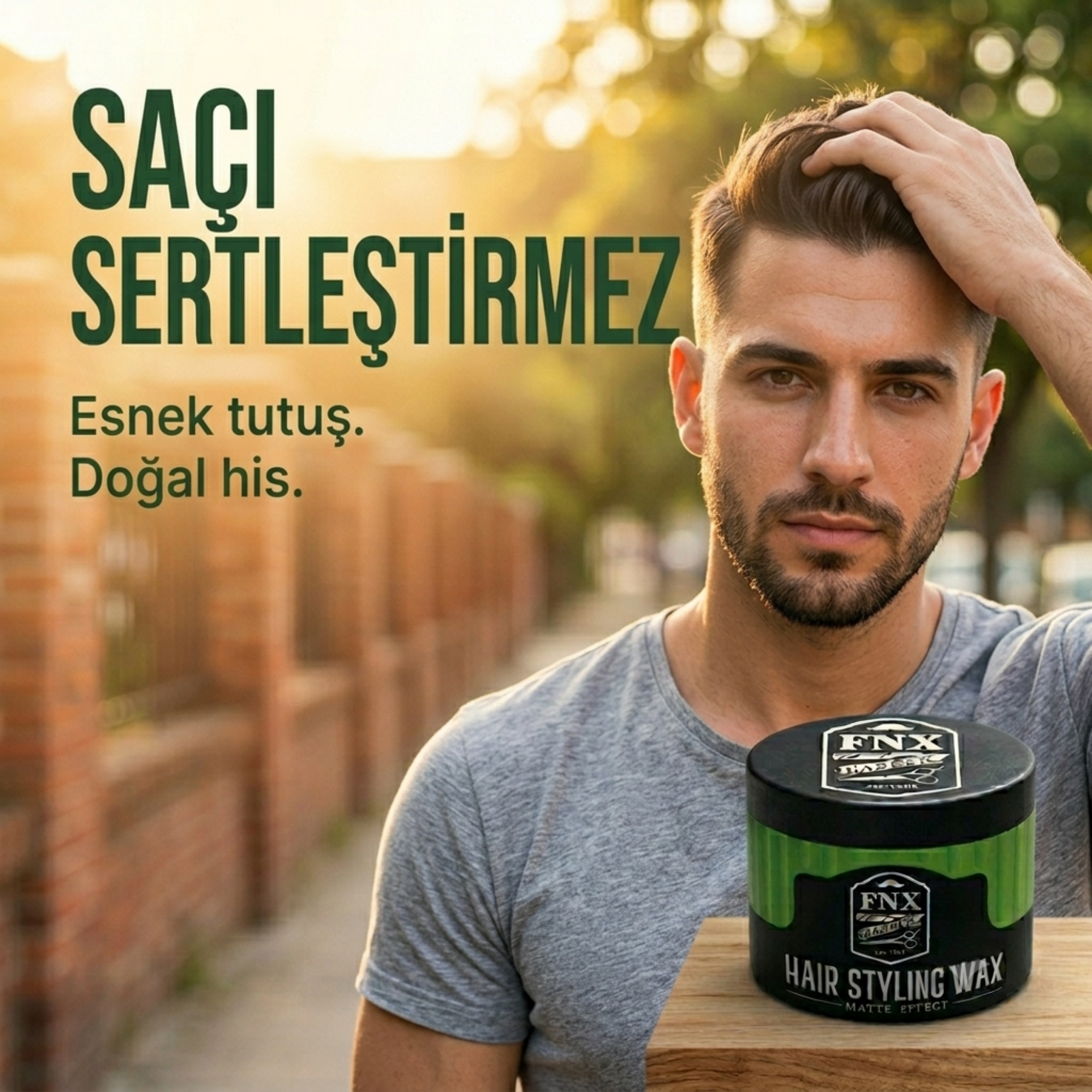Şekil Co. Matte Wax — Güçlü Tutuş, Mat Görünüm