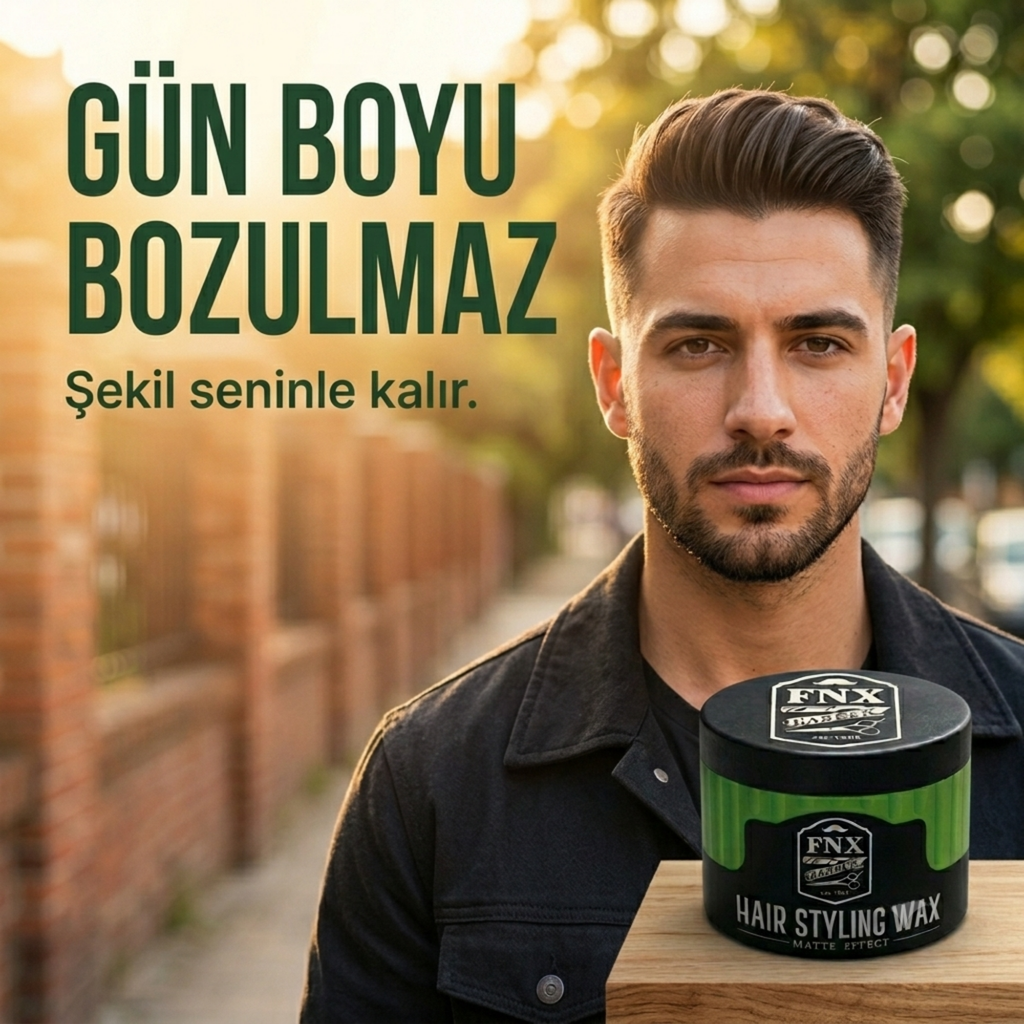 Şekil Co. Matte Wax — Güçlü Tutuş, Mat Görünüm